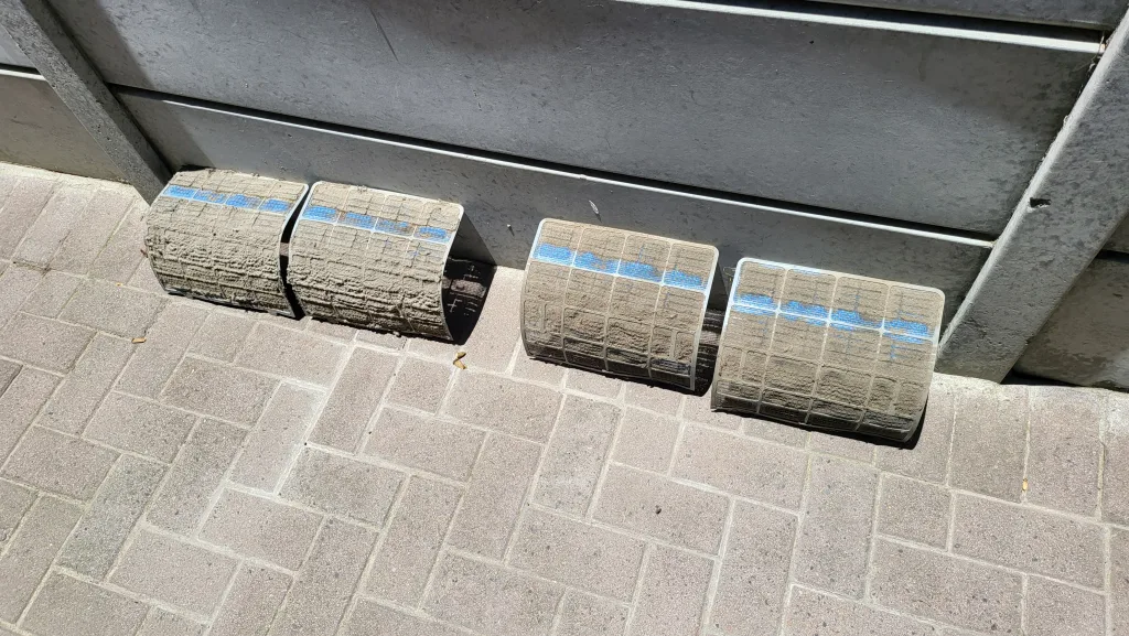 Dirty air conditioning filters